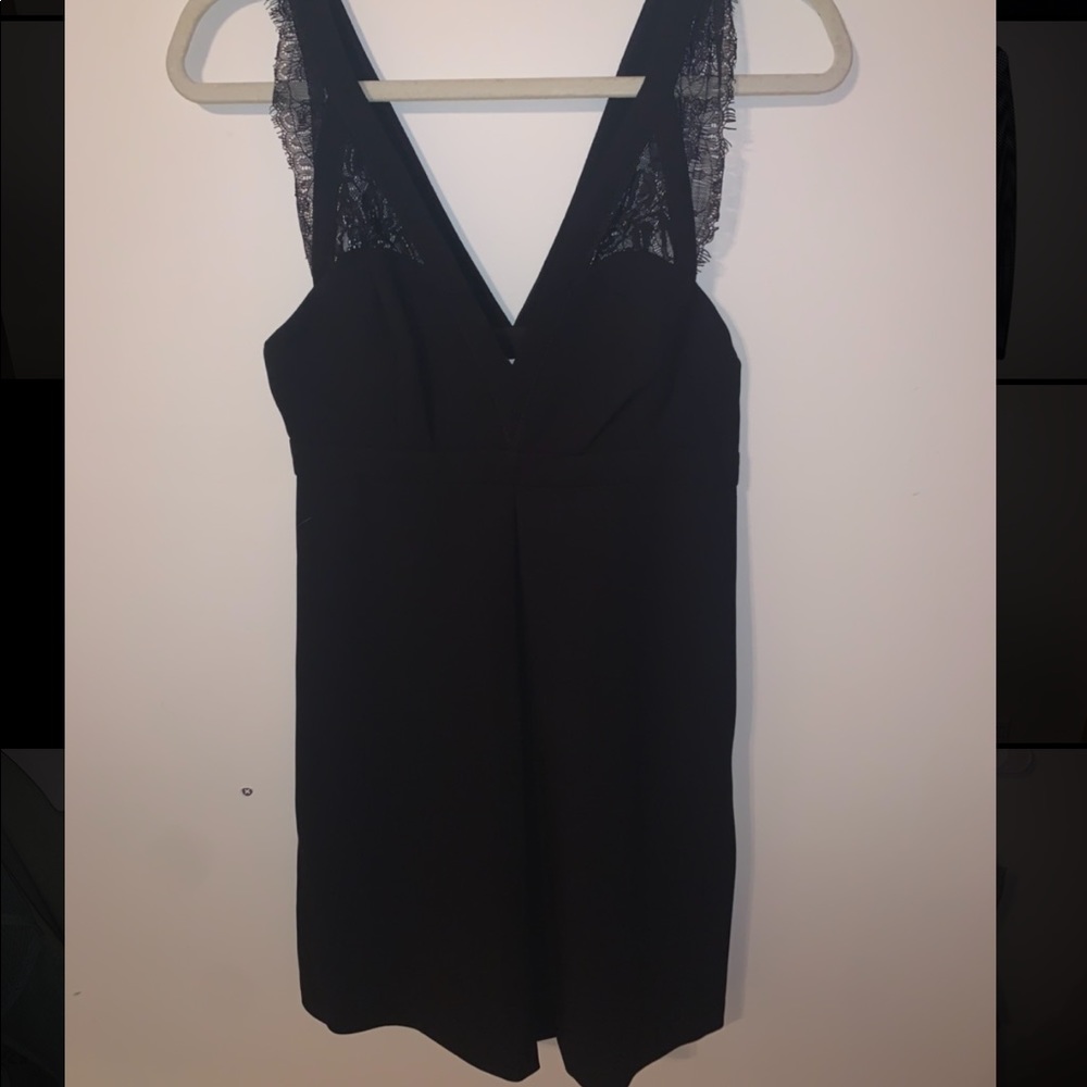 Black lace dress